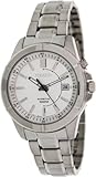 Seiko Men's SKA535 Silver Stainless-Steel Quartz Watch with Silver Dial