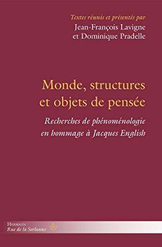 Monde, structure et objets de pensée