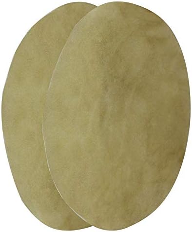 Falliback 2 PCS Drum Heads Buffalo Leather Drum Head Natural Texture Thick And Strong Suitable For Bongo Drum, Konka Drum, African Drum-29cm