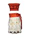 Quesera Women's Moana Costume Patterned Belt Tassel Skirt Set Outfit Halloween Cosplay Party Costume Red