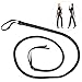 Whip Catwoman Costume Accessories Whips for Cosplay Supplies, Black, Size Medium