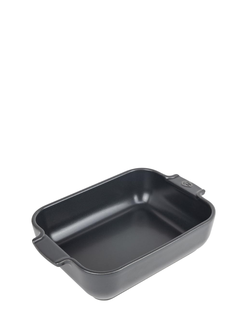 Peugeot - Ceramic Rectangular Baking Dish - Traditional Ceramic Rectangular Oven Dish with Handles - Slate Grey, 25 cm