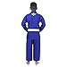 Elite Sports Ibjjf Ultra Light Bjj Brazilian Jiu Jitsu Gi for Kids with Preshrunk Fabric and Free Belt C00, Blue