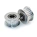 BIQU GT2 20Teeth 5mm Bore Aluminum Timing Belt Idler Pulley for 3D Printer 6mm Width Timing Belt (Pack of 5pcs)