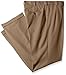 IZOD Men's Big and Tall Double Pleated Solid Twill Pant