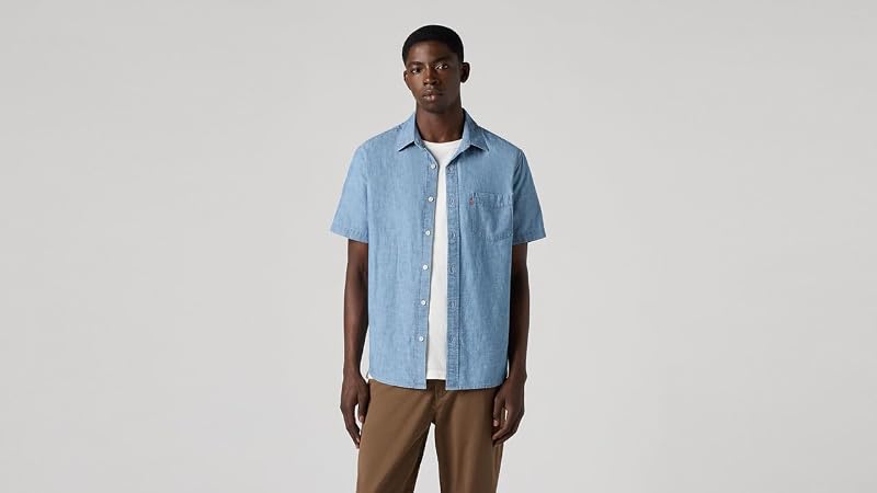 Levis 86624-0062 - Hauts pour Homme, Sebastian Chambray L, M — photo 2 sur 7
