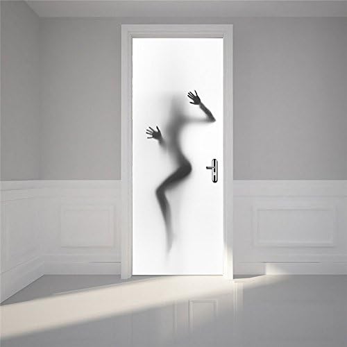 3d Sexy Girl Door Stickers Bookcase Creative Wall Stickers Bedroom Decor Living Room Home Mural Poster Decoration Waterpaper