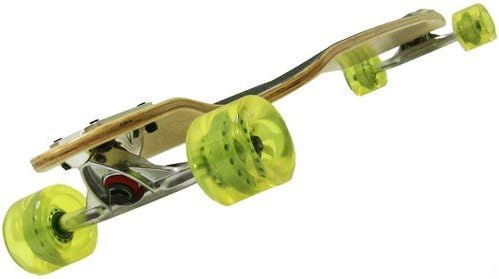 TGM Skateboards Double Drop Longboard Hybrid Thru and Down Speed Board 9.75 70MM