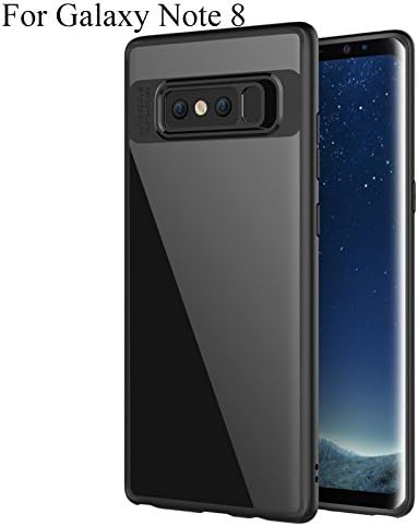 Galaxy Note 8 Case,Highley Shockproof Silicone Phone Case For Samsung Galaxy Note8 Case Clear Hybrid Cover Black Clear