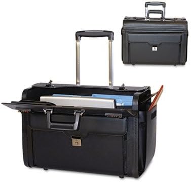Catalog Case on Wheels, Koskin, 19 x 9 x 15-1/2, Black