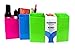 BAZIC Magnetic Storage Box for Office, School, and Craft - Pen and Pencil Organizer with Magnet - Colorful Locker Accessories and Storage Organizer - Black, Blue, White, Grey, Pink, Yellow (3 Pack)