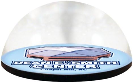 NCAA North Carolina University Tar Heels basketball arena in 2" crystal magnetized paperweight with Colored Window Gift Box