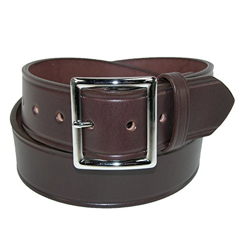Boston Leather Men's Leather 1 3/4 Inch Garrison Belt, 42, Black