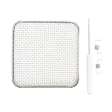 Abn RV Furnace/Water Heater/Battery Vent Cover & Install Tool, 4.5 x 4.5 x 1.3in Camper Trailer Bug Insect Screen