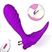 Vibrating Panties Wireless Remote Control Butterfly Vibrator, Wearable G Spot Vibrator for Women,Strong Rechargeable clitorals Stimulator,Panty Vibrator Sex Toy for Women and Couples (Purple)