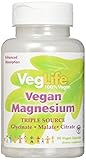VegLife Magnesium Vegan Cap, 400 mg, 90 Count