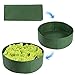 GREENWISH Raised Grow Bag, 100 Gallon Extra Large Fabric Garden Planting Bed, Round Smart Felt Aeration Container Pots for Herb Vegetable Flowerthumb 4