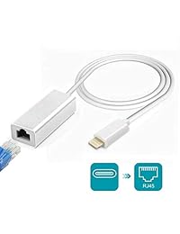Amatage Lighting   Adaptador de red Ethernet LAN RJ45 para teléfono tableta, adaptador Ethernet para teléfono, cable de 3.3 ft, 10 100Mbps de alta velocidad, sistema necesario iOS 10.0 o superior
