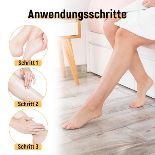 2025 Nuevo Crema Hidratante para Pies, Repara e Hidrata los Pies Secos y Agrietados, Exfoliating Moisturizing Foot Ointment, 40 ml (1)