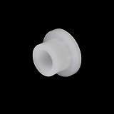 Kozelo 10pcs Nylon Flanged Sleeve Bearings 6.5mm Bore x 9.5mm OD x 7.9mm L White view 2