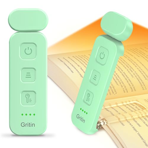 Gritin Reading Light, Rechargeable Book Light for Reading in Bed