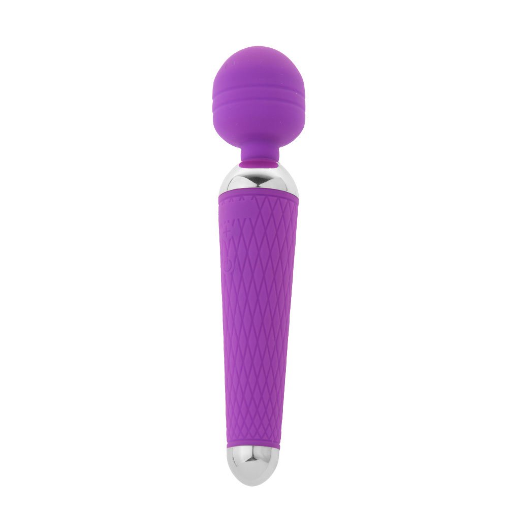 Wireless Bullet Massager Remote Control Egg Vibrator Kegel Ball Kit for Women Or Couples (Wand Massager, Purple)
