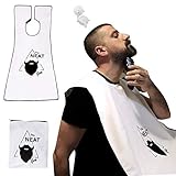 The Neat Guy 6-PACK Beard Kit with Beard Apron/Bib for Mess-Free Shaving + Shaping Tool + Comb + Scissor + Bag, All you Need for a Good, Clean Shave, The Perfect Gift