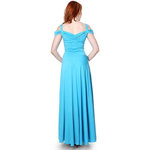 EVANESE Women's Slip On Elegant Formal Long Evening Dress FullLength