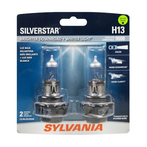 Sylvania H13 SilverStar Halogen Headlight Bulb