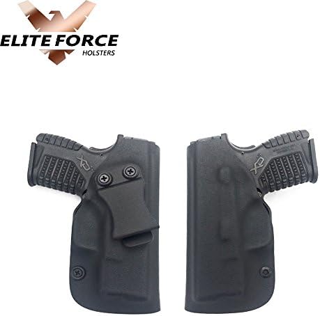 RUGER SR40C COMPACT GUN HOLSTER KYDEX IWB BLACK~~DUAL SIDED SWEAT SHIELD~~
