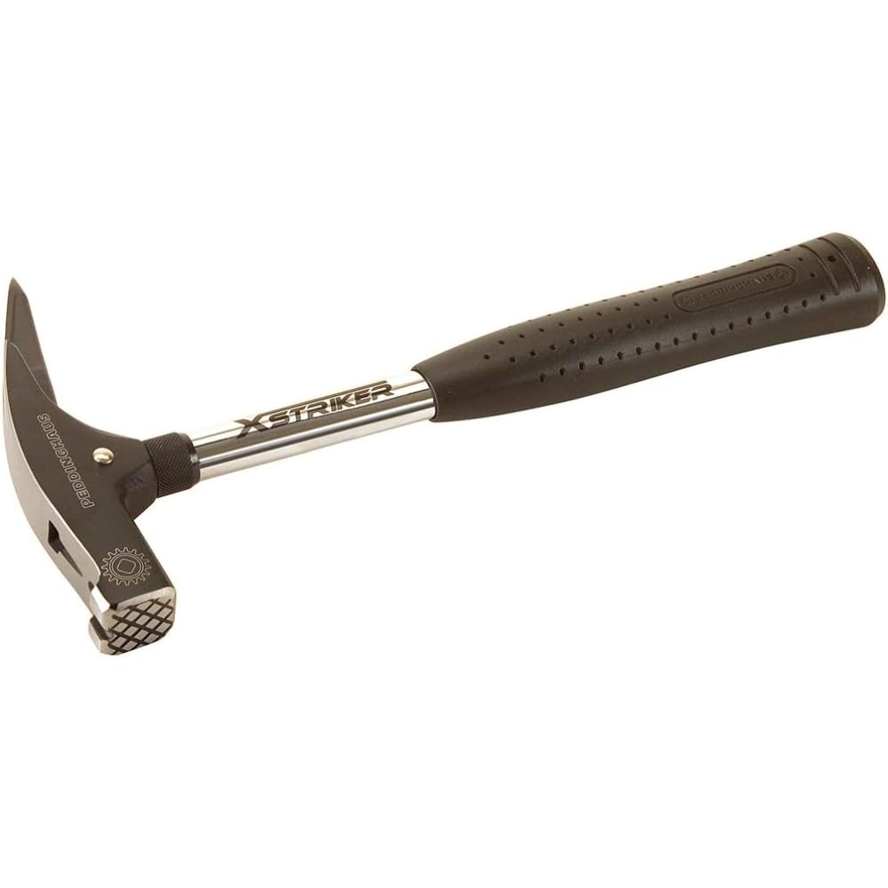 Peddinghaus 5126250001 "Xstriker" Rough Face Magnetic Carpenters Hammer, Silver/Black, 570 g