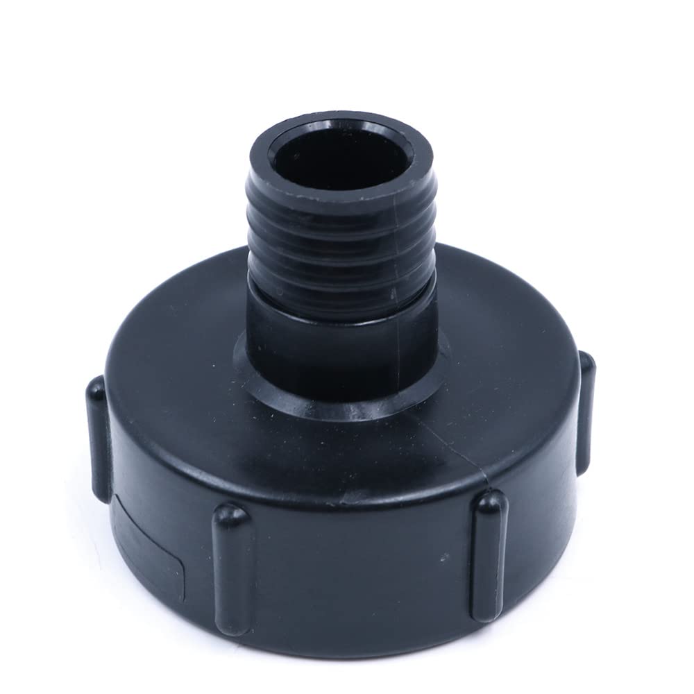 CENPEK Tank Hose Adapter 1000L Plastic IBC Tank Adapter Garden Hose Adapter Fittings Tools 60mm Thread Import to 1inch(25mm) Connect Hose