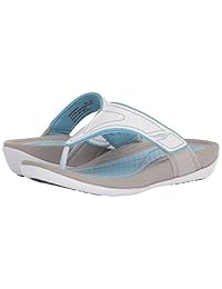 Dansko Katy 2 - Chanclas para mujer, color blanco y azul marino