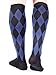 Doc Miller Toeless Compression Socks Women & Men – Open Toe, 20-30mmHg, Knee-High, Lightweight, Calf Support, Shin Splints, Varicose Veins Comfort, 1 Pair, Argyle