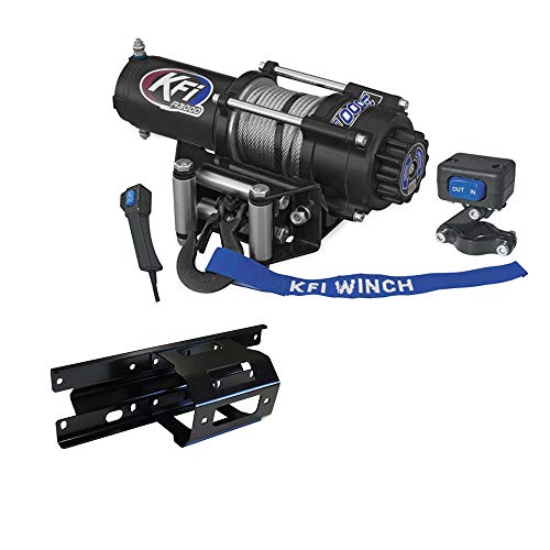 KFI Combo Kit - A3000 Winch & Winch Mount - 2005-2010 Polaris Sportsman 400 500 600 700 800