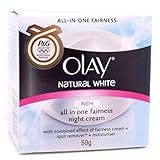 New Olay Natural White Night Cream Fairness 50 G New Made in Thailand