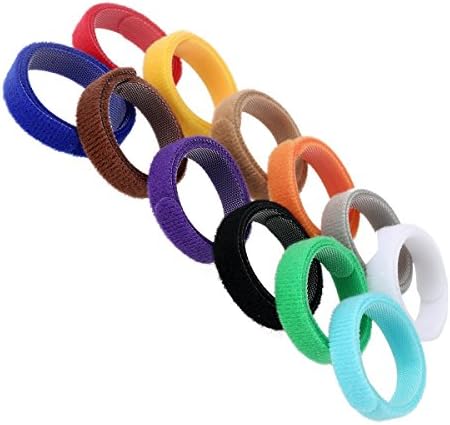 MAGIKON 16-Inch Supersoft Adjustable Puppy Whelping ID Bands Collars (12 colors)