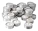 New York Candle and Company Unscented Candles Set, Tealight, White 125 ct
