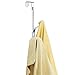 iDesign York Lyra Over the Door Organizer Hooks for Coats, Hats, Robes, Towels - Dual Hook, Chrome