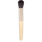 jane iredale Cheek Brush, Medium, Tapered Cosmetic Brush Applies and Blends Cream, Liquid, and Powder Makeup Products, Vegan, Cruelty Free
