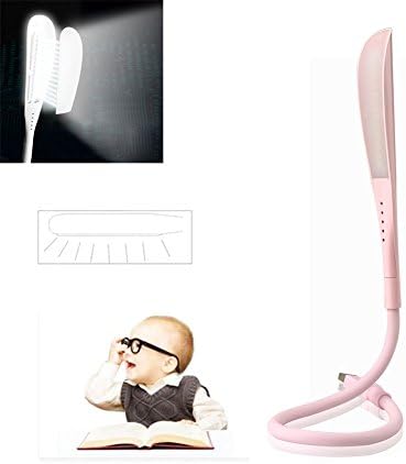 Flexible USB LED Light Mini Reading Lamp 14 LED Night Light for PC or Laptop Powered with Applications Both Indoors and Outdoors for Notebook Travelers Camping, Hiking, Reading, Writing Dimmable Touch