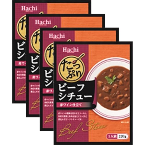 ハチ食品 たっぷりビーフシチュー 220g×4個