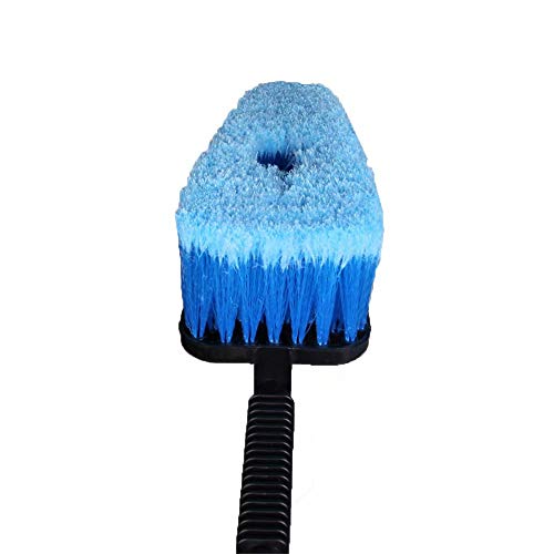 Jepttie Car Wheel Cleaner Brush Wash Tools Easy Reach Soft Bristle Wheel and Rim Detailing Cleaner for Tire Rims, Vehicle, Motorcycle, Bicycle, Engine, Exhaust Tip
