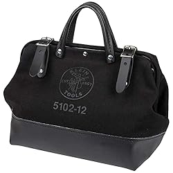 Klein Tools 510212BLK Heavy Duty Black Canvas Tool