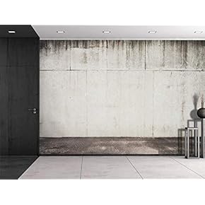 Stained and Grungy Brick Wall - Wall Mural, Removable Vinyl Wallpaper, Home Decor - 66x96 inches