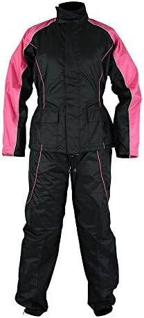 DS598PK Womens Rain Suit (Hot Pink 