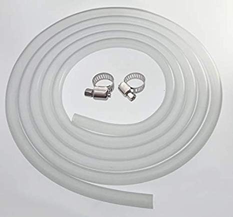 DIGITEN Home Brewing and Winemaking Silicone Tubing, 10mm(3/8 inch) ID x 13mm(1/2 inch) OD, 10 ft, High Temp Food Grade Tube