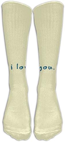 Yeah,i Love You Sock Hose Unisex Knee High Sport Long Resistant Cotton Socks