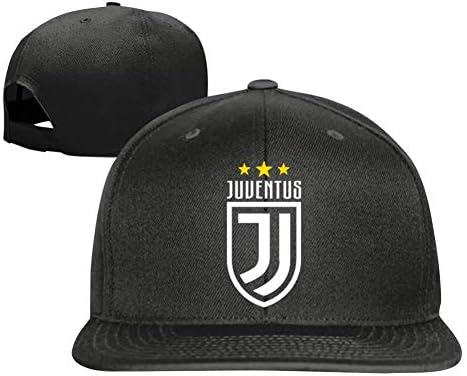 EERFIY Unisex Juventus FC Logo Cotton Flat Sports Baseball Caps Fashion Adjustable Hat