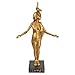 Design Toscano Serqet Scorpion Goddess of the Egyptian Realm Figurine Statue, 8 Inch, Polyresin, Black and Gold